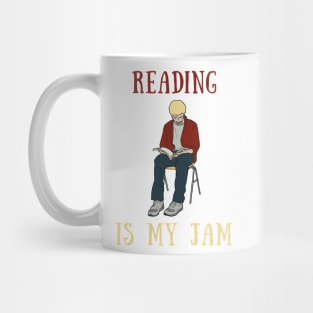 Reading is my jam Mug